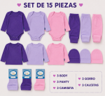AJUAR 15 PZAS ROSADO