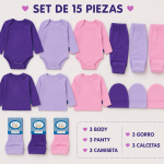 AJUAR 15 PZAS ROSADO