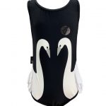 Traje de baño niña cisne
