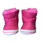Botín beba (fucsia con suela blanca)