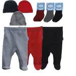 Ajuar 15 PZAS  (negro-rojo-gris)
